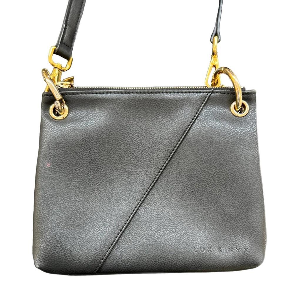 Lux‎ & Nyx Pebbled Leather Two Section Purse